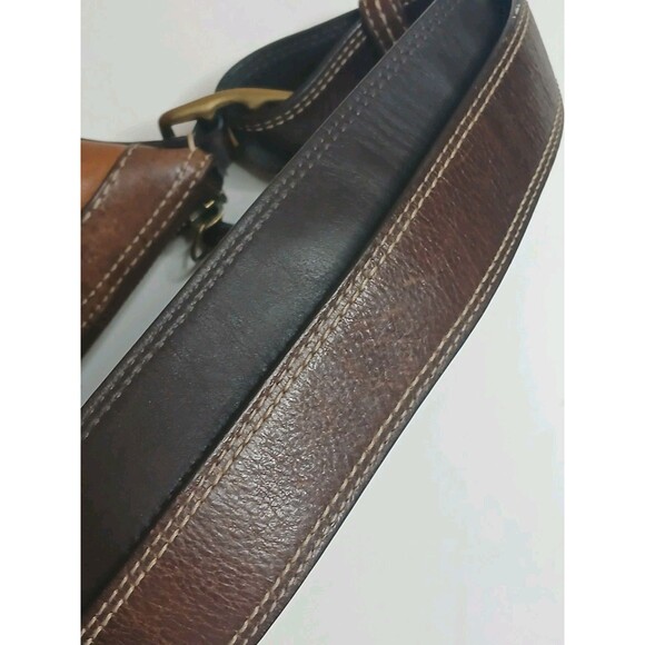 Vtg Coach Patchwork Hobo Bag Brown Leather Suede Animal Print Signature Print - Picture 12 of 16